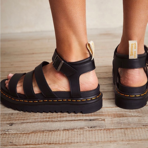 Dr. Martens Vegan Blaire Flatform Sandals - Picture 2 of 8